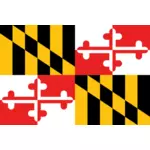 Flagge von Maryland Vektor-Bild