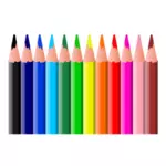Crayons à colorier vector clipart