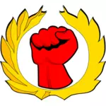 Widerstand-Symbol-Wappen-Vektor-Bild