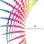 다채로운 하프톤 패턴 요소
