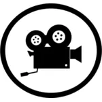Vector illustration of classic camera icon