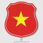 Vietnam flagg våpenskjold