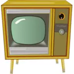 Vintage grafiki wektorowej TV