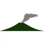 Vector image of cartoon lava