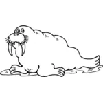 Walrus tekening