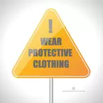 सुरक्षात्मक कपड़े पहन