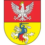 Vector drawing of coat of arms of Bialystok City