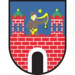Vektor-ClipArt-Grafik des Wappens der Stadt Kalish