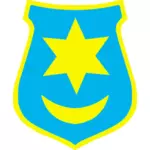 塔尔努市徽章的矢量图像