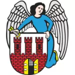Vector clip art of coat of arms of Torun City