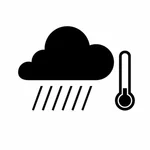 Vektorové ikony počasí podmínku