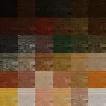 Colored wood blocks