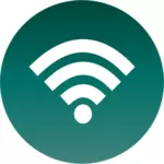 Sygnału WiFi zielony