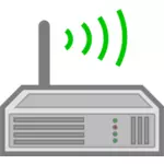 Wireless router icon vector illustration