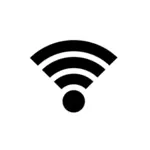 WiFi icona immagine vettoriale