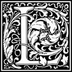 William Morris bokstaven L