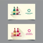 Wine shop business card