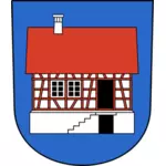 Vector de la imagen del escudo de Hausen am Albis