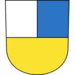Disegno dello stemma di Hinwil vettoriale