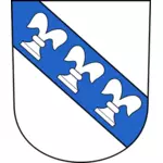 Gráficos vectoriales de escudo de la ciudad Illnau