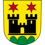 Vektor Zeichnung des Wappens der Stadt Meilen