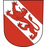 Vector illustration of coat of arms of Pfäffikon District