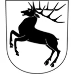 Hirzel coat of arms vector clip art