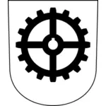 Industriequartier coat of arms vector image