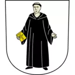 Mönchaltorf stemma con immagine vettoriale telaio