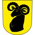 Wildberg coat of arms vector image