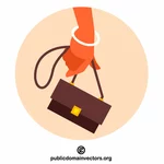 Una mano con una borsa