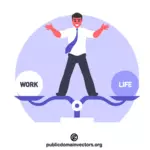 Balanse mellom arbeid og fritid