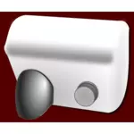 Clipart vetorial de secador de mão manual eletrônico