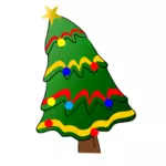 شجرة عيد الميلاد التوضيح ناقلات