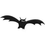 Silhouette vektorgrafik bat