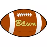 Bilson rugby ball vector image
