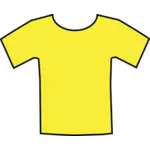 צהוב חולצה וקטור אוסף