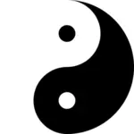 Yin yang vector image