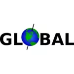 Global Sign-Vektor-Bild