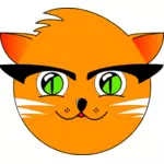 Cute cat vector graphics