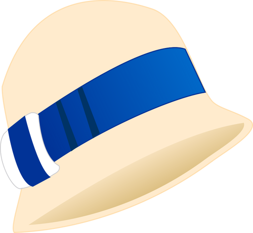 Female bell hat vector illustration