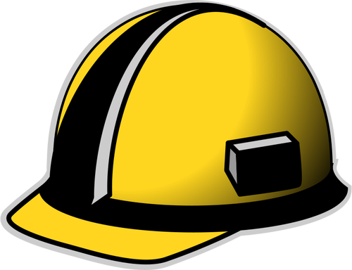 Protective hat vector image