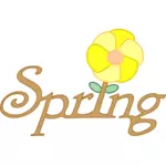 English word for spring